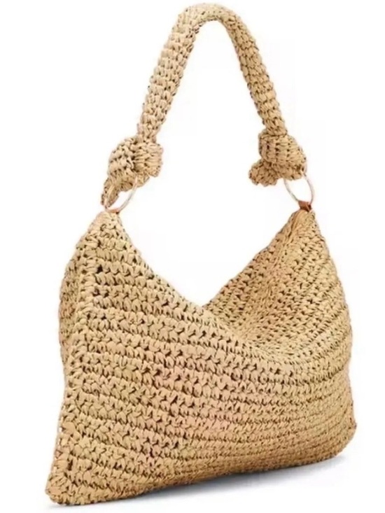 8 Other Reasons Handbags - 8 OTHER REASONS Shelly Crochet Shoulder Bag (Khaki) • msrp $122